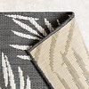 Utomhusmatta - Malta Leaves Svart - thumbnail 8