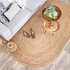 Jute Matta - Fair Oval Natur - thumbnail 3