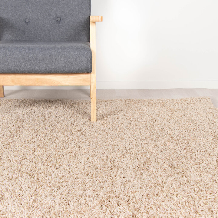 Löpare Med Hög Lugg - Solid Beige - 3
