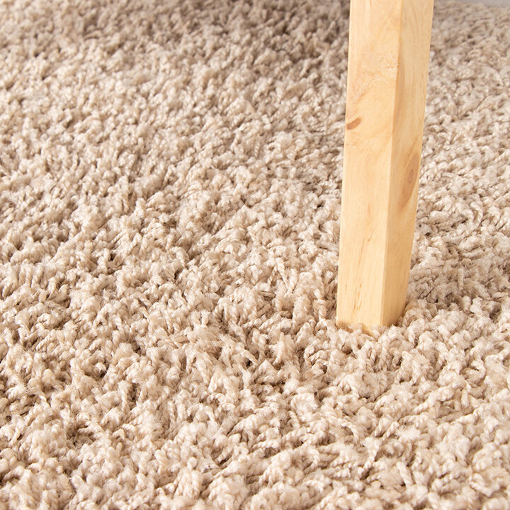 Löpare Med Hög Lugg - Solid Beige - 4