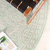 Rund Utomhusmatta - Summer Oriental Mintgrön - thumbnail 4