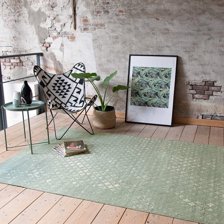 Matta I Vintagestil - Wonder Rustik Grön