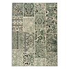 Matta I Vintagestil - Wonder Patchwork Grön/Svart - thumbnail 1