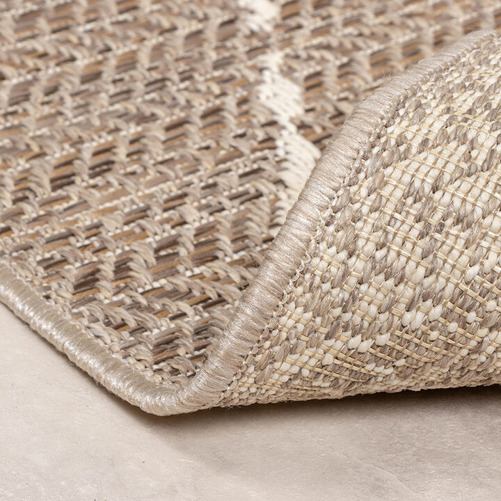 Utomhusmatta I Jute - Fora Lines Natur - 5