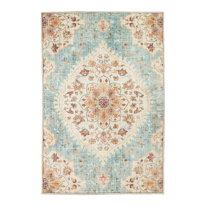 Vintage Utomhusmatta - Santo Mandala Ljusblå - 1