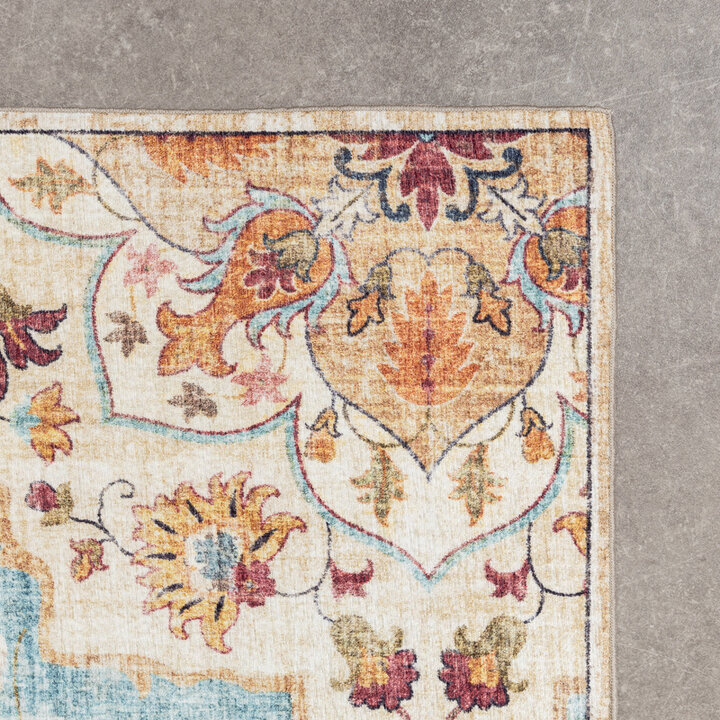 Vintage Utomhusmatta - Santo Mandala Ljusblå - 4