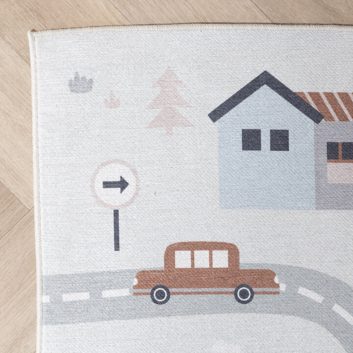 Billeksmatta - Rocky Ride Vit  - 5