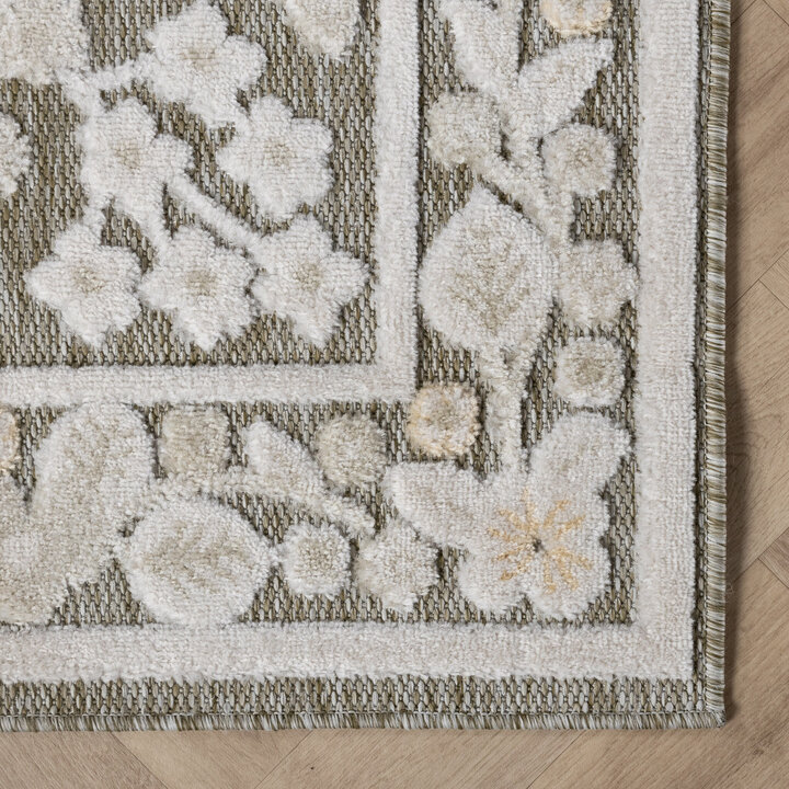 Utomhusmatta - Bloom Oriental Taupe - 4