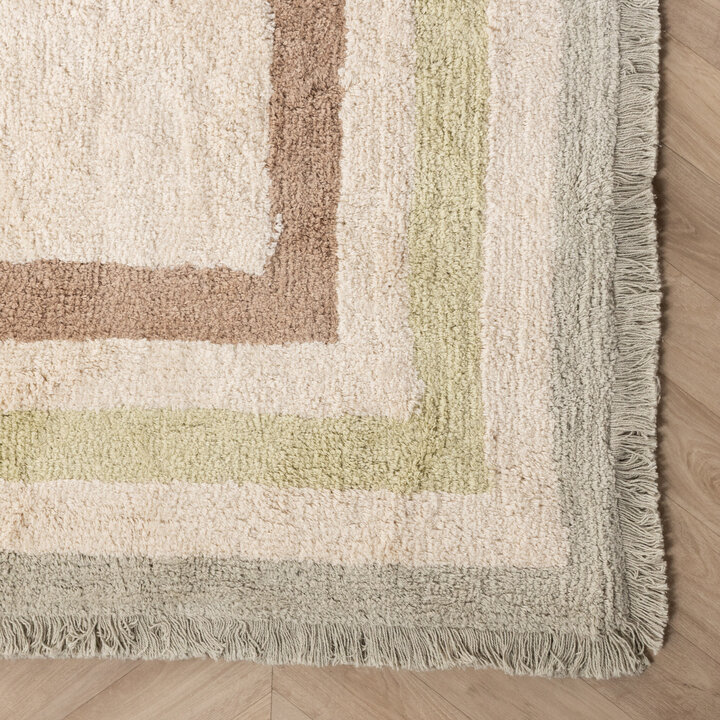 Tvättbar barnmatta - Milo Grön - 4