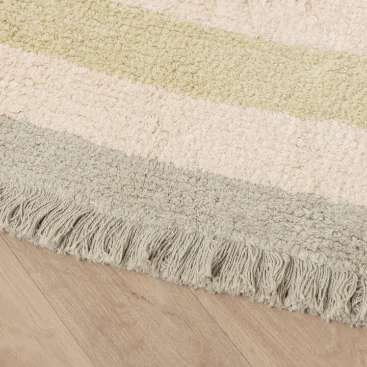 Tvättbar barnmatta - Milo Grön - 5