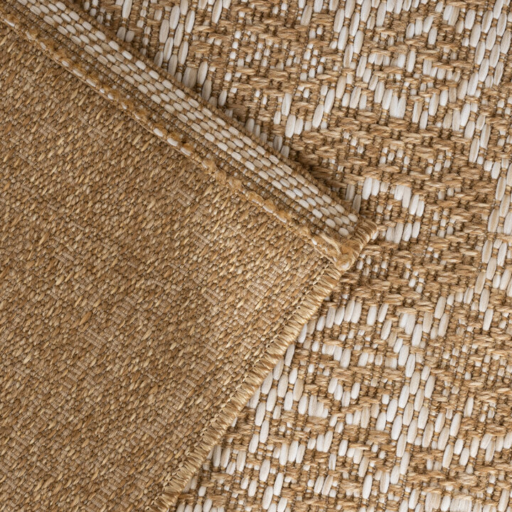 Jute Outdoor Matta - Daisy Medaillon Vit - 6