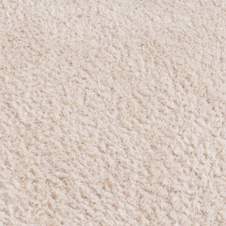 Mjuk rund matta - Teddy Kräm - 3