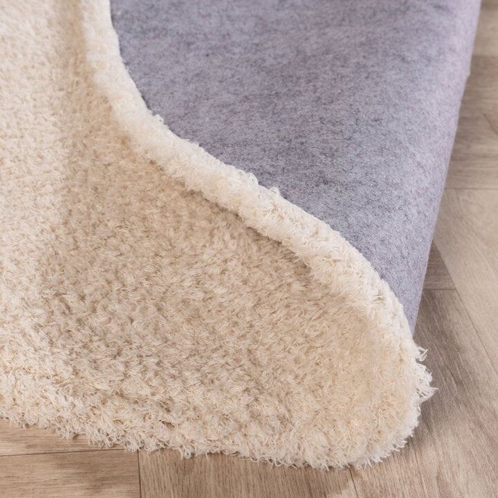 Mjuk rund matta - Teddy Kräm - 6