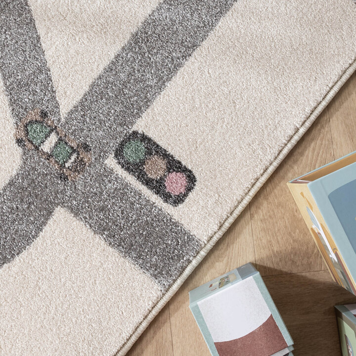 Barnrumsmatta - Bowie Road Gräddvit - 2