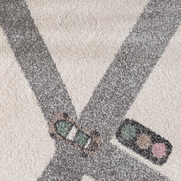 Barnrumsmatta - Bowie Road Gräddvit - 3