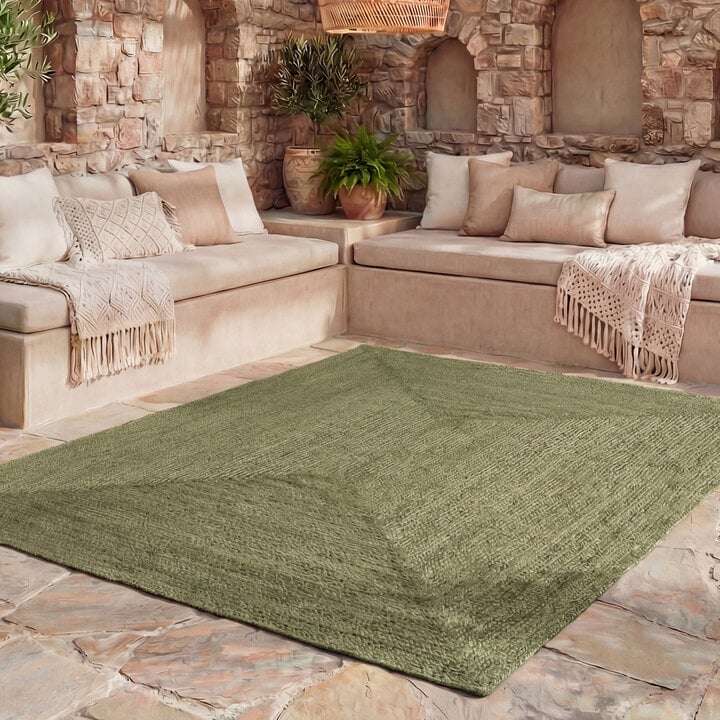 Inomhus- Och Utomhusmattamatta - Bali Grön