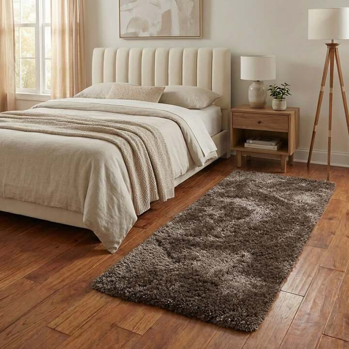 Tvättbar Löpare - Blaze Taupe