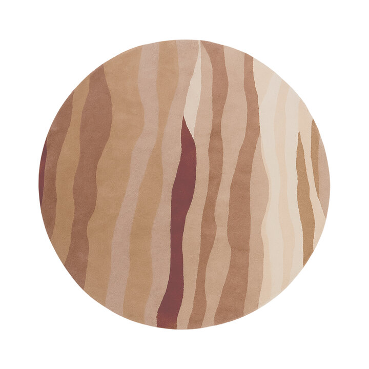 Rund ullmatta – Liora Rosa - 1