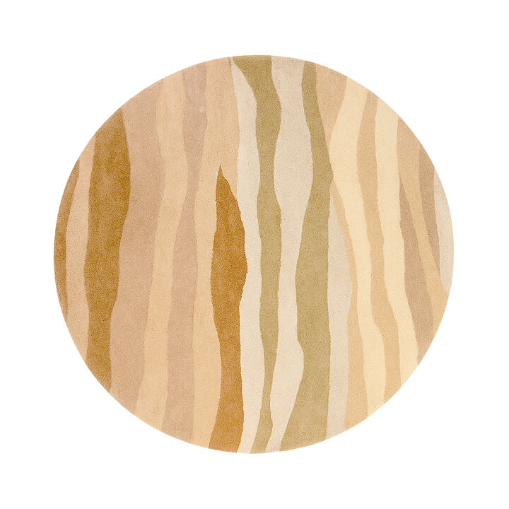 Rund ullmatta – Liora Beige - 1